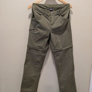 Patagonia Women's Straight Leg Pants in Olive